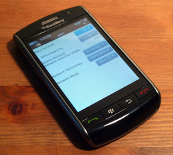BlackBerry Storm logo