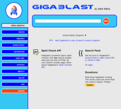 Gigablast logo