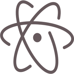 GitHub Atom logo