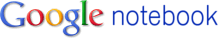 Google Notebook logo