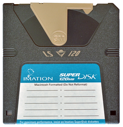 Imation SuperDisk LS-120 logo