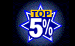 Lycos' TOP 5% logo
