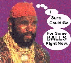 Mr. T Ate My Balls logo