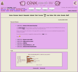 OiNK's Pink Palace logo
