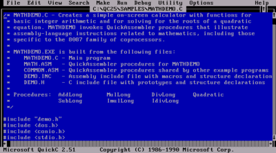 Microsoft QuickC logo
