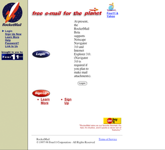 RocketMail logo