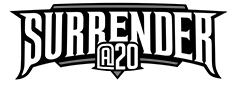 Surrender at 20 logo