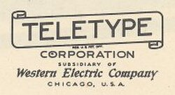Teletype Corporation logo