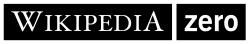 Wikipedia Zero logo
