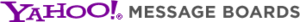 Yahoo! Message Boards logo