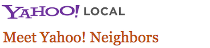 Yahoo! Neighbors logo